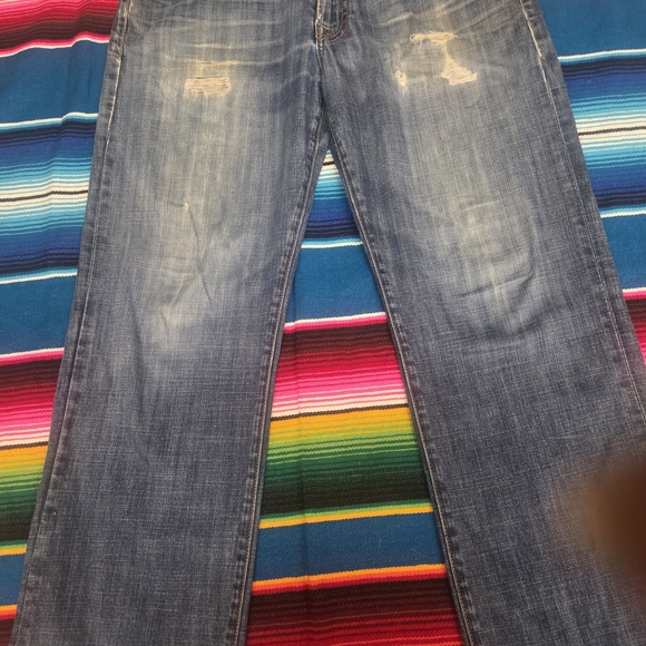 Lucky Brand Faded Blue Straight Jeans - Picture 1 of 3